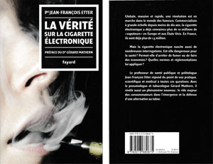 Couverture du livre « La vérité sur la cigarette électronique » de Gérard Mathern, éd. Fayard
