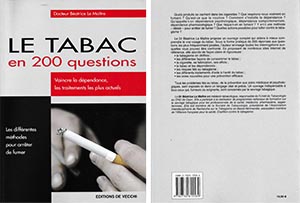 Couverture du livre « La tabac en 200 questions » de Béatrice Le Maître, éd. De Vecchi